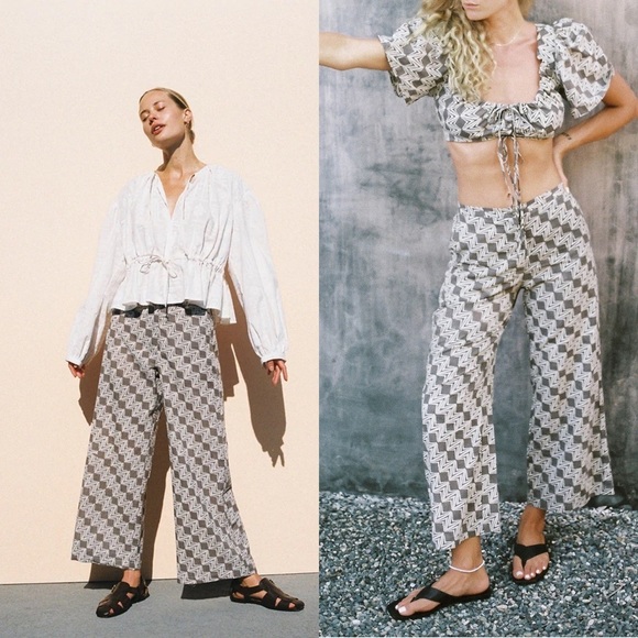 Ciao Lucia Pants - Ciao Lucia Orlando Pant Terra Wide Leg